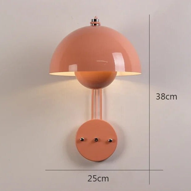 Auroraglo moderne Wandleuchte - Blumenform-Design, LED-Beleuchtung, ideal für das Schlafzimmer