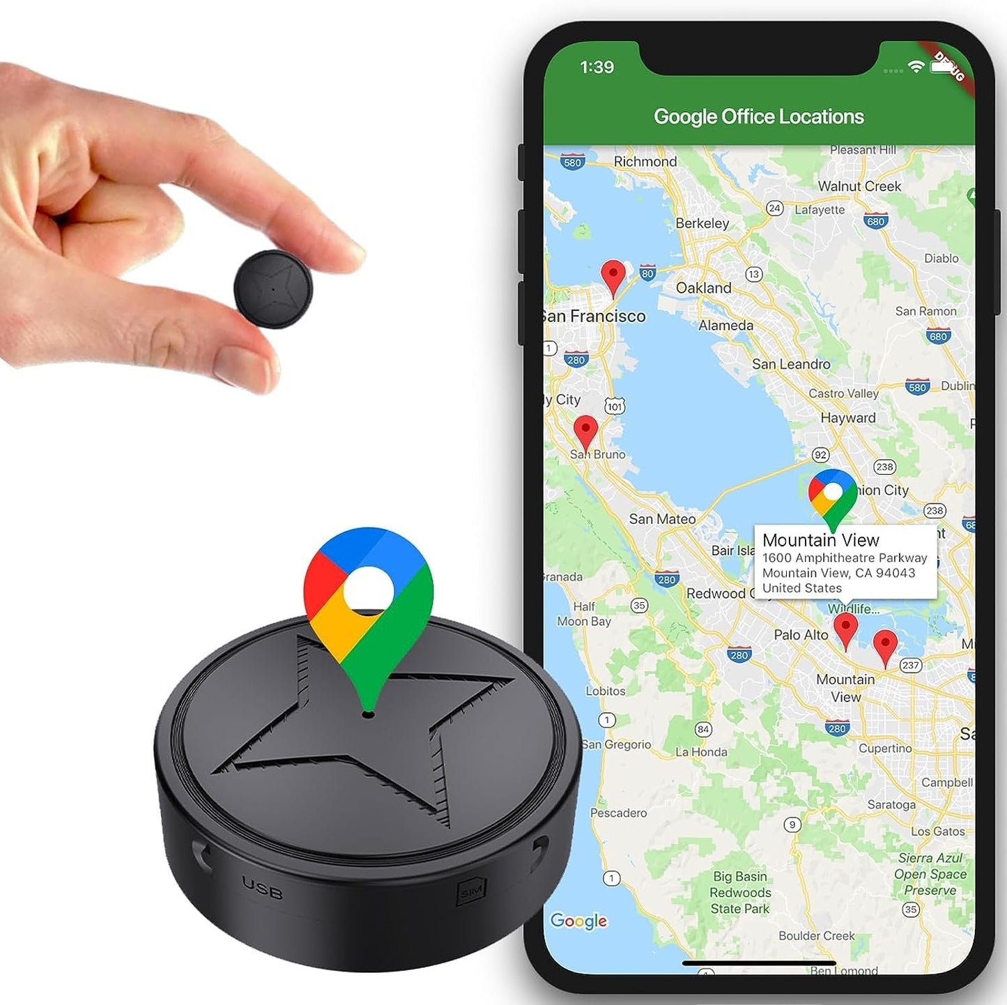 Leistungstarker magnetischer GPS-Tracker | Genau und zuverlässig