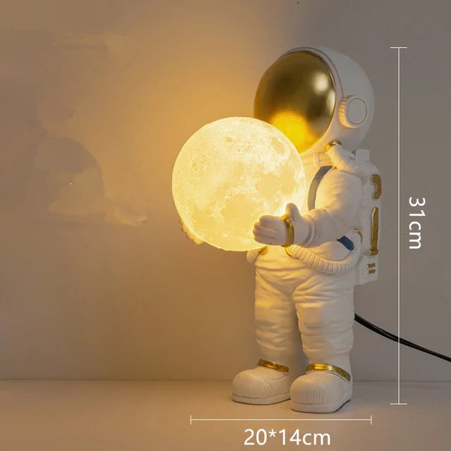 Astronaut Tisch Lampe LED kinderzimmer Beleuchtung schlafzimmer nacht wohnzimmer