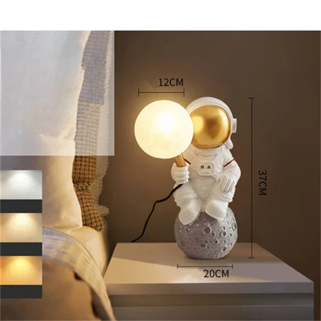 Astronaut Tisch Lampe LED kinderzimmer Beleuchtung schlafzimmer nacht wohnzimmer