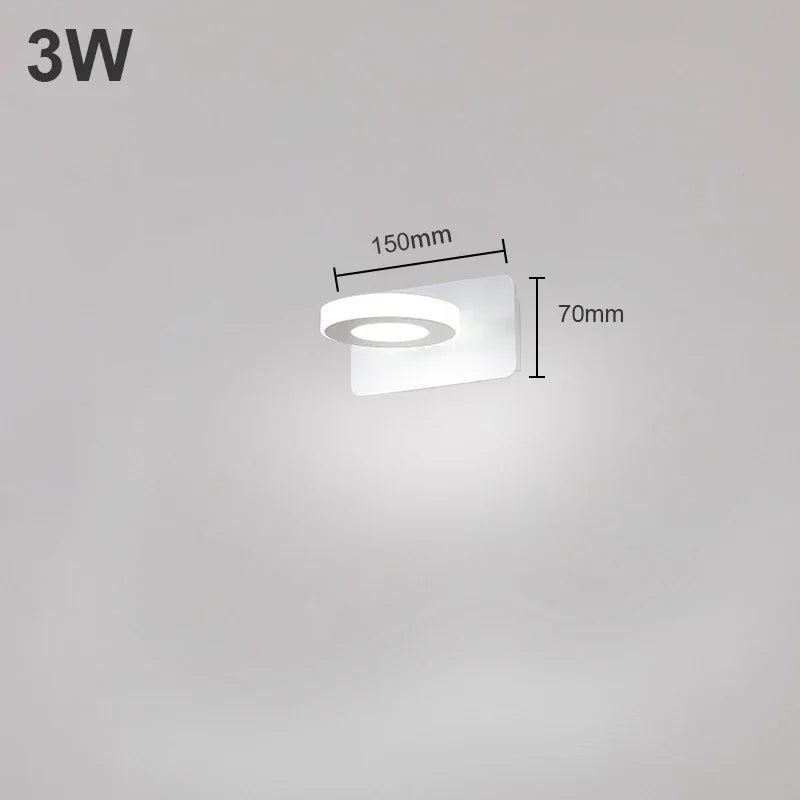 1-4 Köpfe Aluminium Badezimmer LED Vanity Licht Wandlampe Spiegel Licht