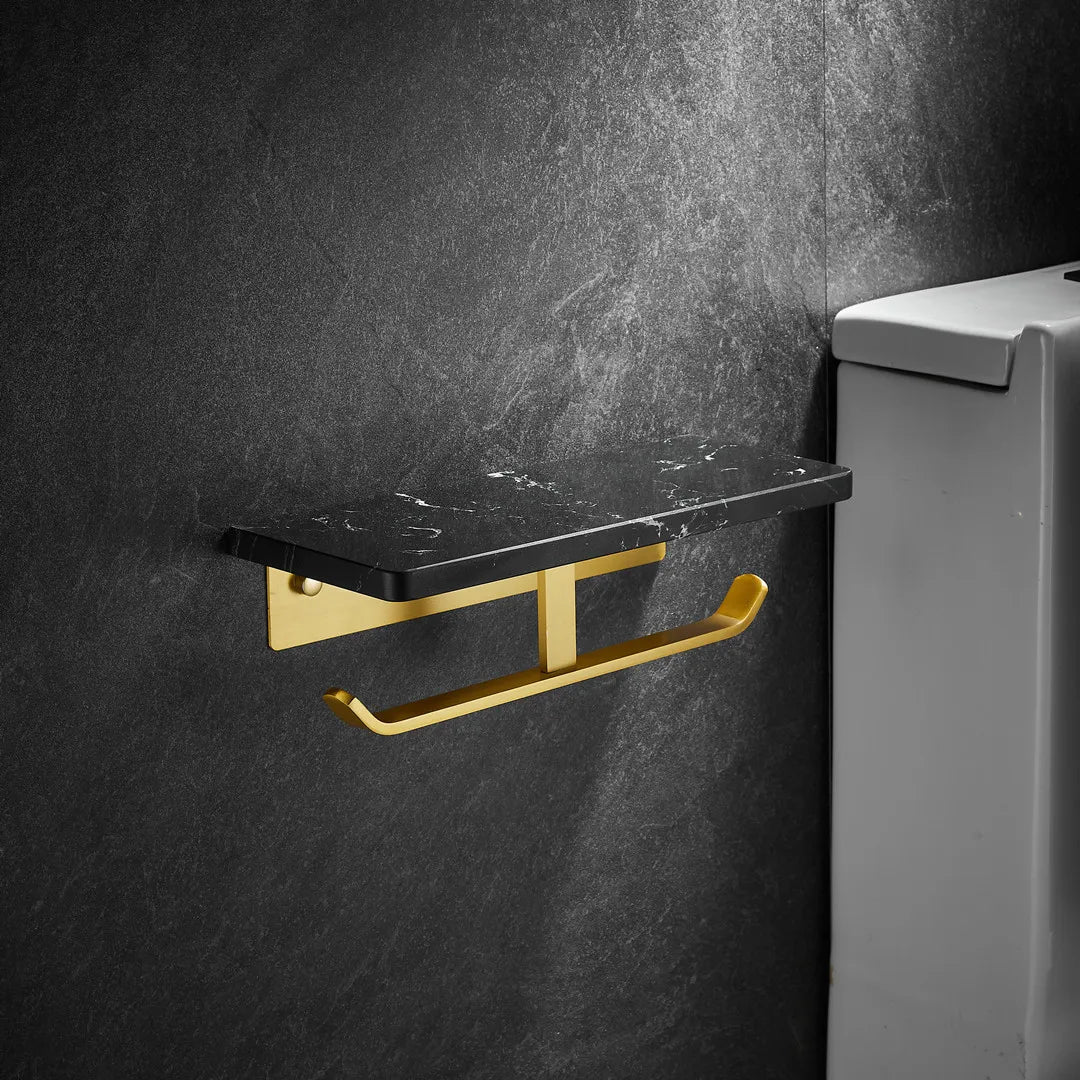 Marmor Küchenrollständer Wandmontierter Taschentuchregal mit Telefonablage