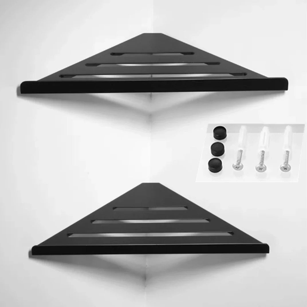1-3 Schicht Aluminium Eckenorganisator Regal Badezimmer Aufbewahrungsregal