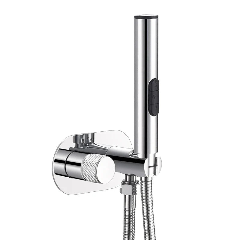 Messing Bidet Dusche Wasserhahn Warm- und Kaltwasser Mischbatterie Shattaf Sprühhahn