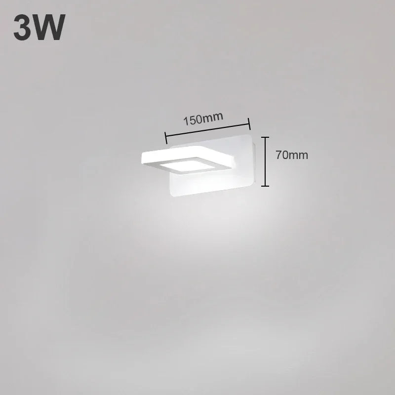 1-4 Köpfe Aluminium Badezimmer LED Vanity Licht Wandlampe Spiegel Licht