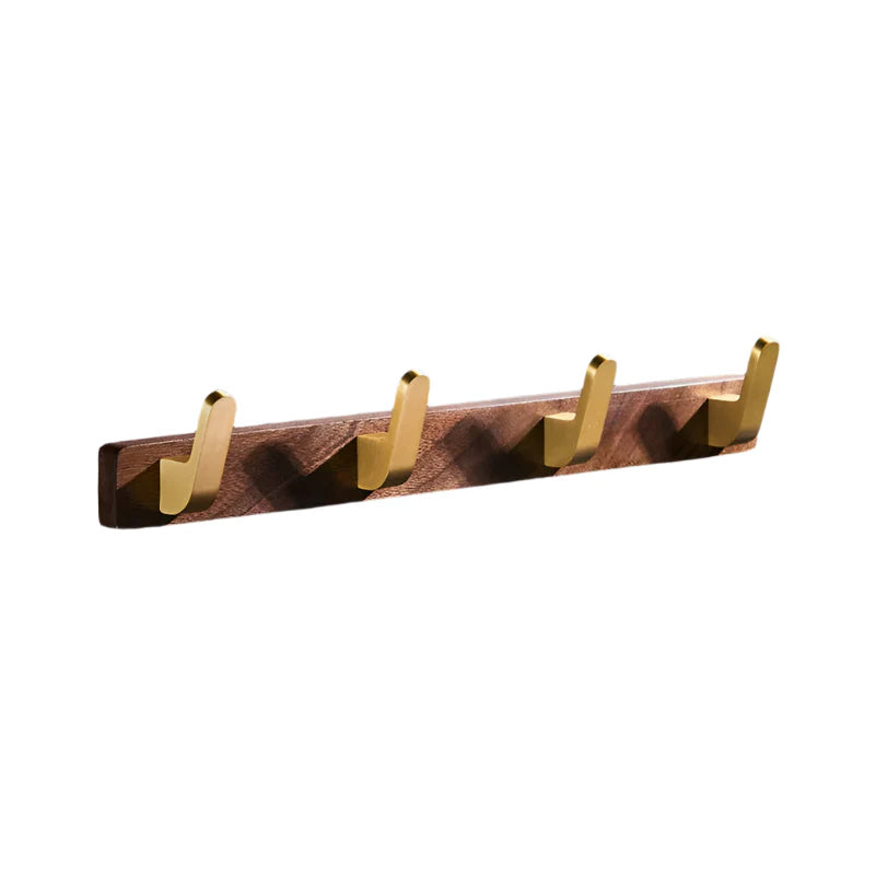 Aluminium Holz Wand Handtuchhaken Badezimmer Hardware Kleiderregal