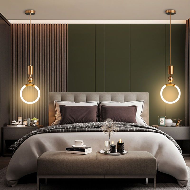 LED-Hängelampe Nordic Simple - Minimalistische Metalllampe für Küche, Esszimmer und Büro