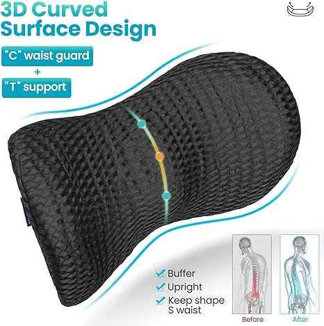 Garduru - Ergonomisches Lendenstützkissen aus Memory-Schaum