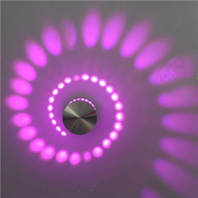 Luxora Spiral Light – Moderne LED Wand- und Deckenlampe mit 7 Farboptionen für stimmungsvolle Beleuchtung