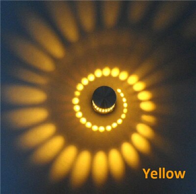 Luxora Spiral Light – Moderne LED Wand- und Deckenlampe mit 7 Farboptionen für stimmungsvolle Beleuchtung