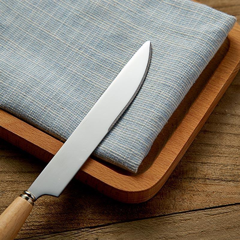 Garduru 5-teiliges Besteckset im skandinavischen Design mit Holzgriffen