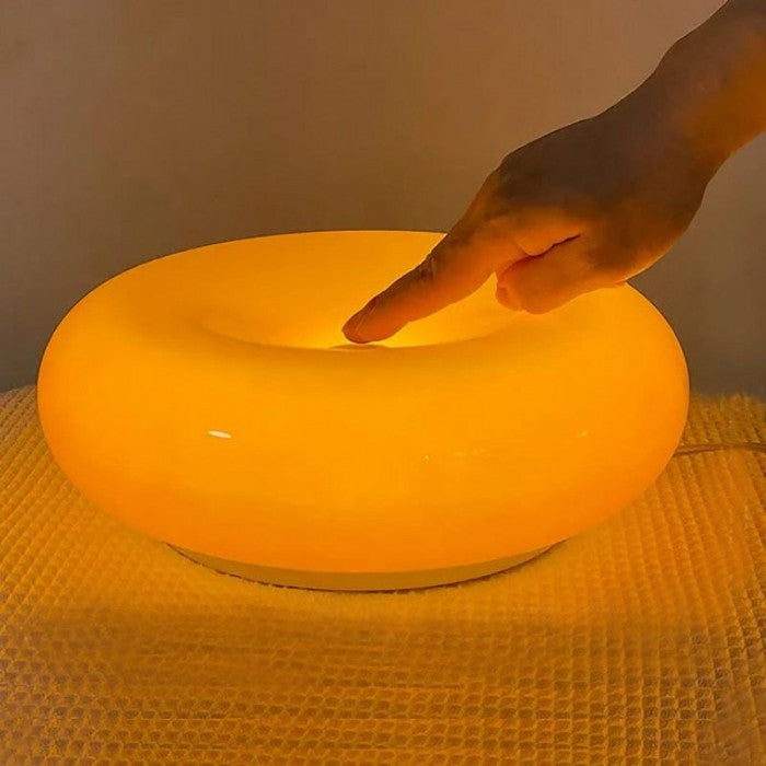 Lampe Donut Bauhaus - Schreibtischlampe und dimmbare LED-Wanddekoration