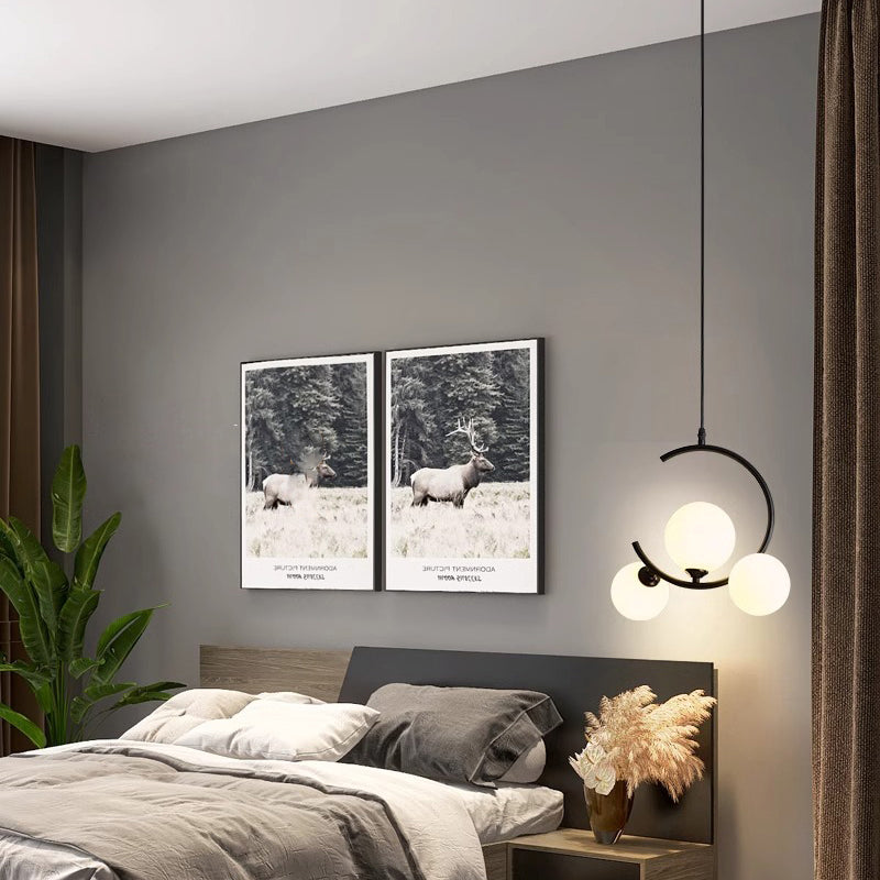 Moderne LED-Hängelampe – Designlampe aus Glas und Acryl für Wohnzimmer und Esszimmer