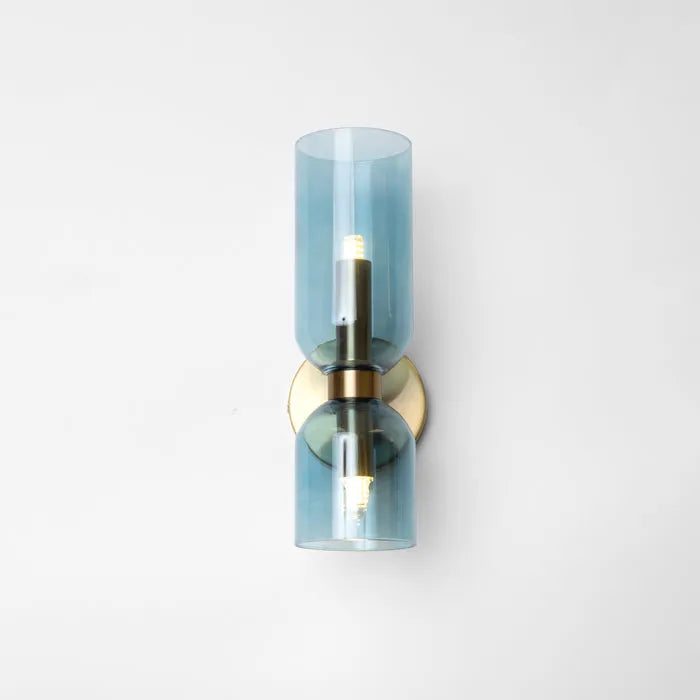 LED-Wandapplique mit Doppelkopf aus Glas – Moderne Eleganz und Energieeffizienz