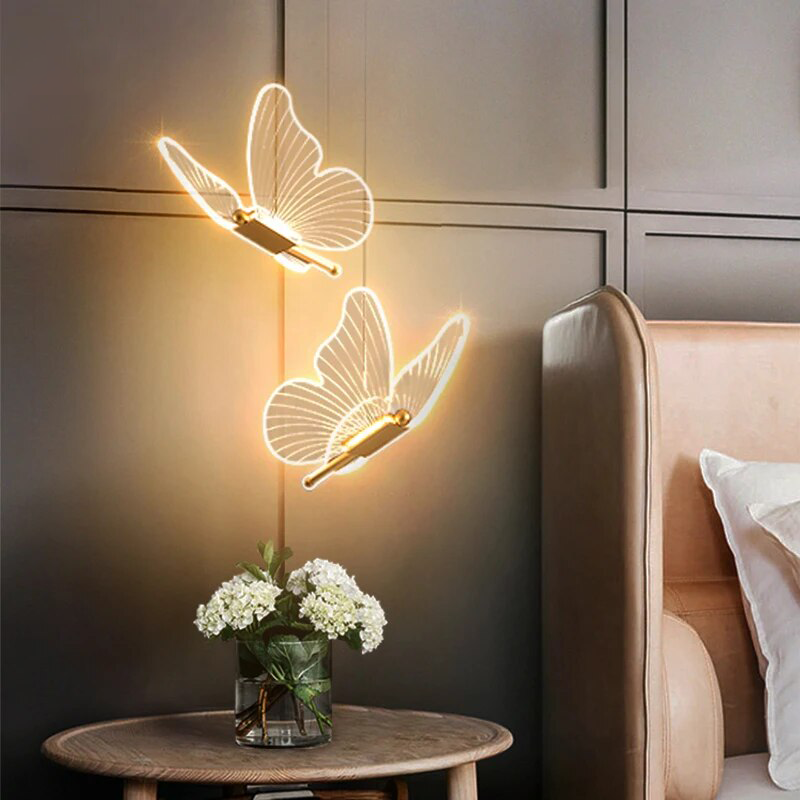 Pendelleuchte Moderne Schmetterling LED Wandlampe