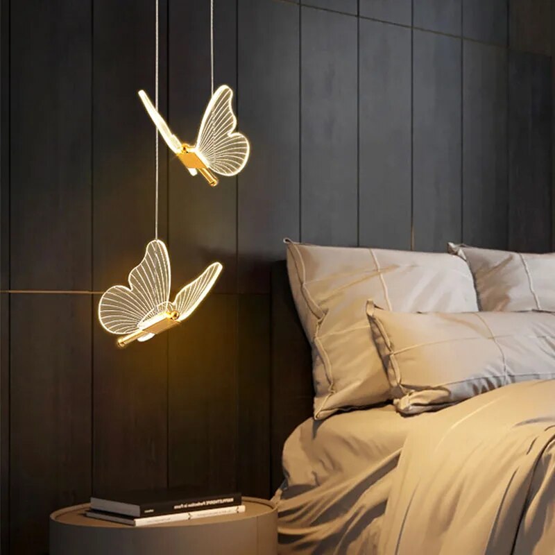 Pendelleuchte Moderne Schmetterling LED Wandlampe