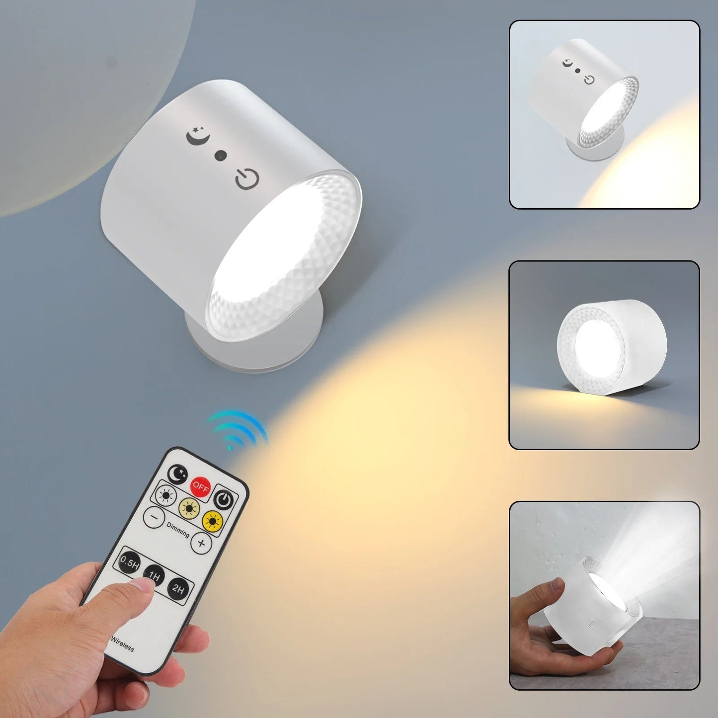 Garduru LED Wandleuchte mit praktischer Touch-Funktion