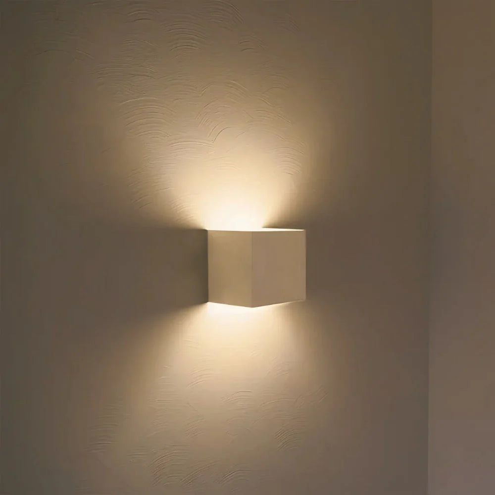 Moderne schwarze Aluminium-Wandlampe
