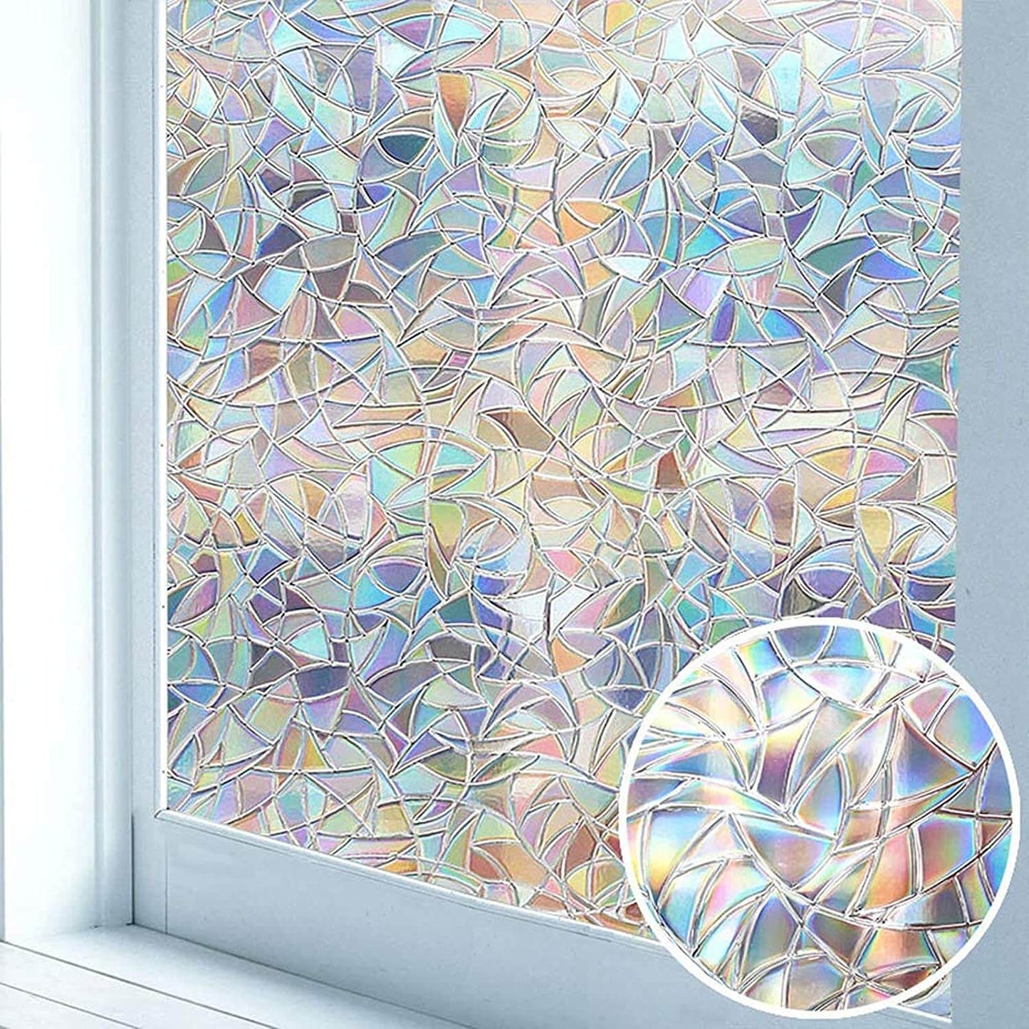 3D Regenbogen Fensterfolie