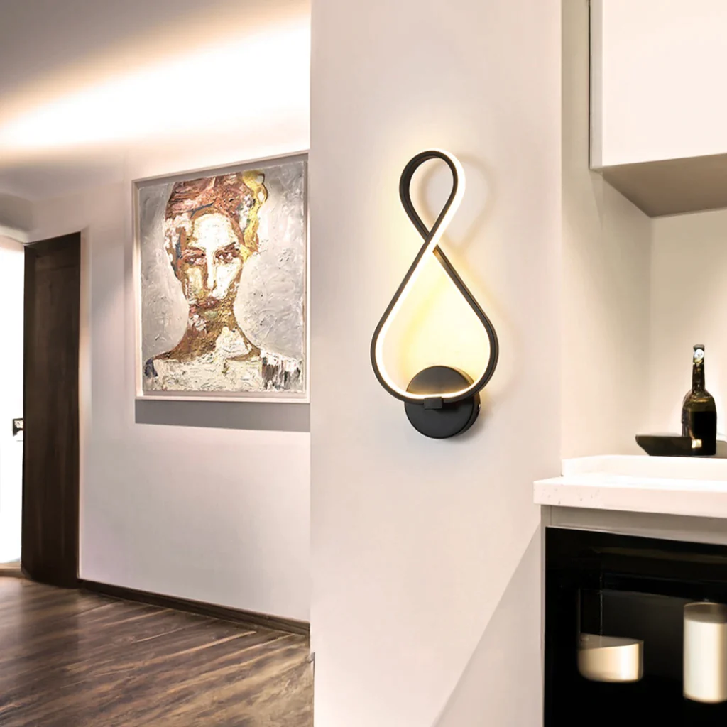 Chic Wandleuchte für modernes Wohnzimmer und Büroumfeld