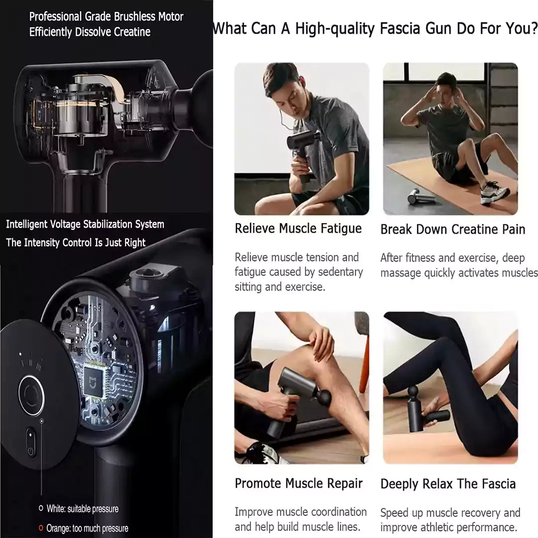 Xiaomi Smart Electric Massage Gun – Tiefenmassage Percussion-Massager zur Schmerzlinderung und Regeneration der Muskulatur