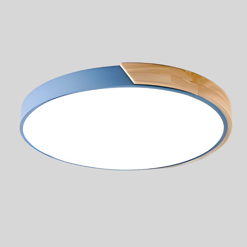 Garduru Holz Macaron Deckenleuchte – Warmes & Minimalistisches LED Licht