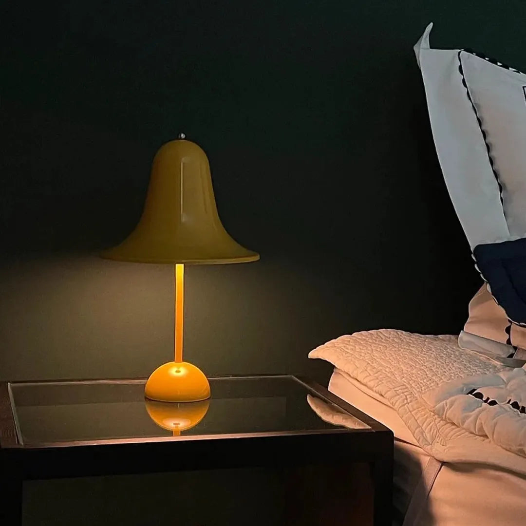 Luxora Jarass Touch-dimmbar Glockenform Tischlampe