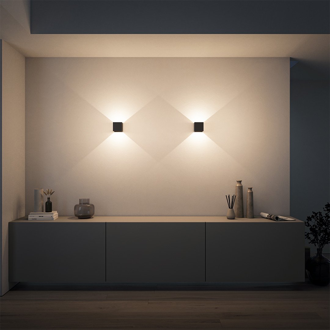 Garduru LED Wandleuchte – Warm, Wetterbeständige Außenbeleuchtung