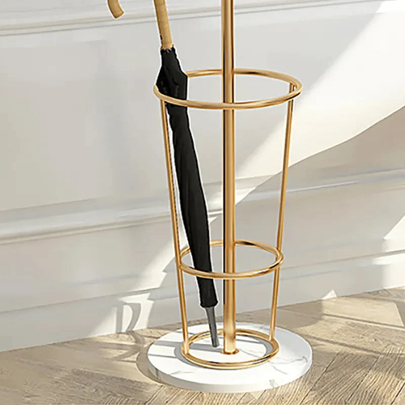 Metall -Ausgangsmantel Rack - Mit Regenschirm Regal