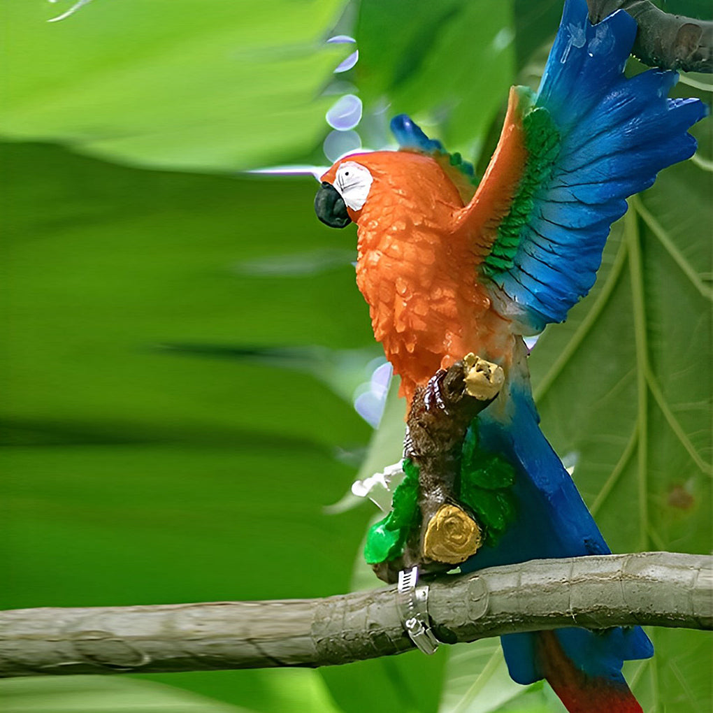 Wasserdichte LED Außenleuchte in Tierform mit Papagei-Design