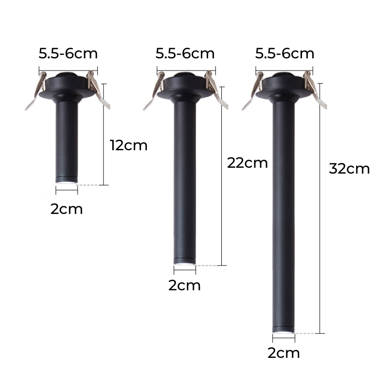 Langzylinder - Led - Spotlight - Deckenlampe