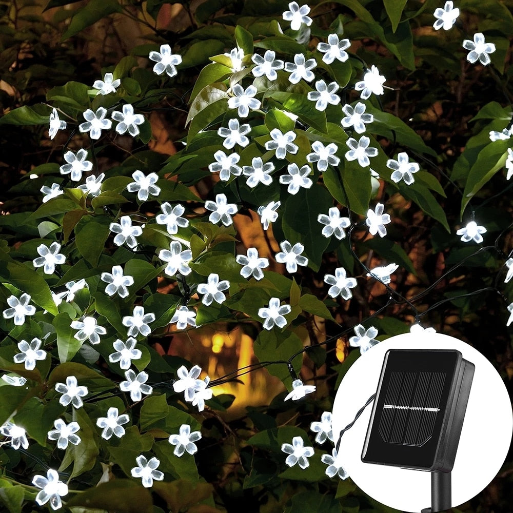 Solar Blütenlichterketten: Mehrere Modi & Wasserdicht – Gardudu