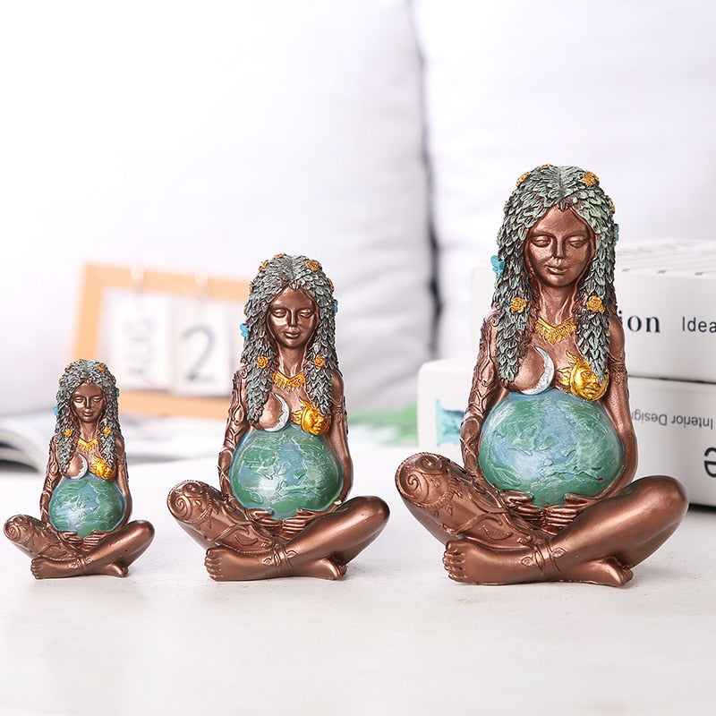 Mythologische Mutter Erde Göttinnenstatue