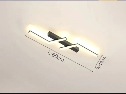 SleekGlow - Deckenleuchte mit LED-Linie