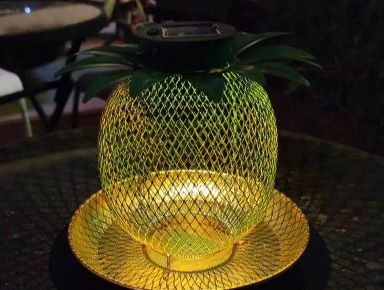 Solar Ananas Vogelfutterautomat