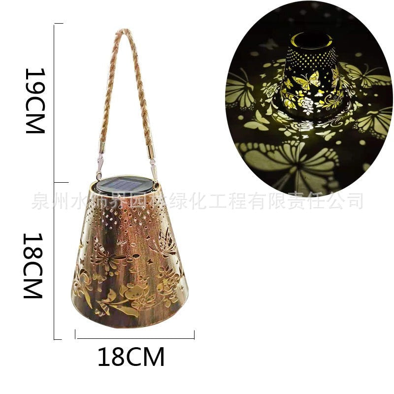 Schmetterling Retro Gartenlaterne