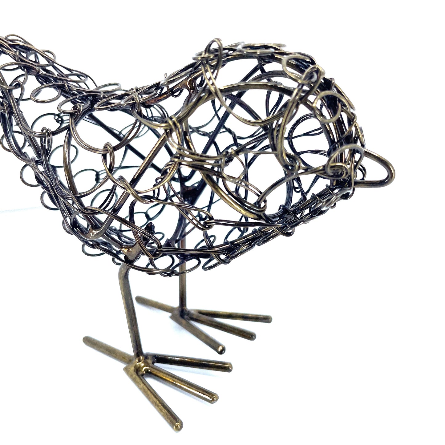 Handgefertigte Draht-Vögel