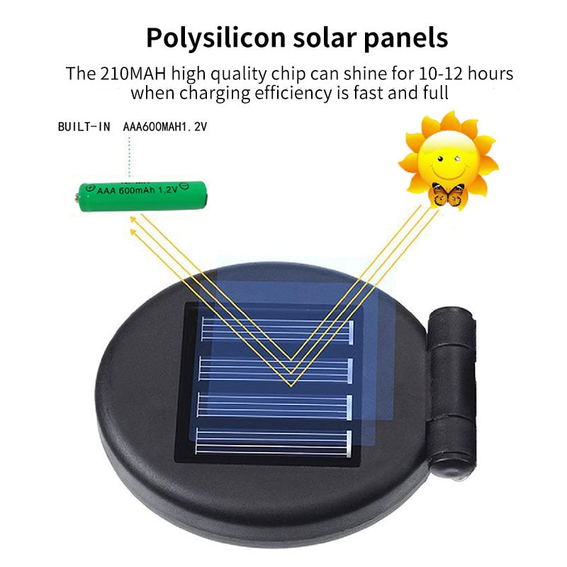Solar-Rosenleuchten mit LED (2er Pack)