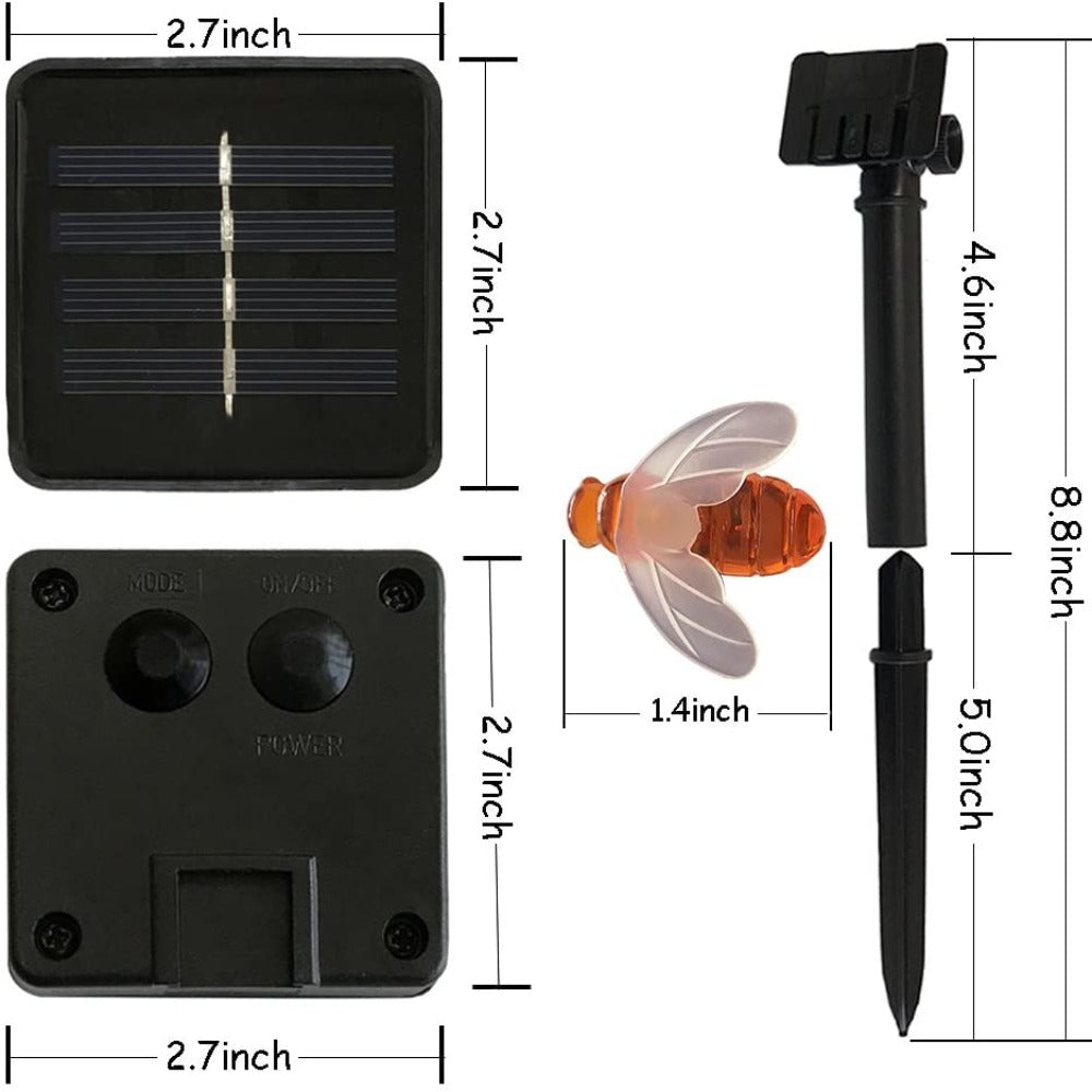 LED Solar Bienen-Lichterkette