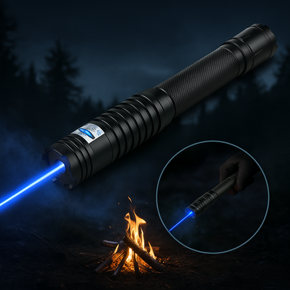 Laser-Taschenlampe Blauer Strahl Taktische Outdoor-Taschenlampe