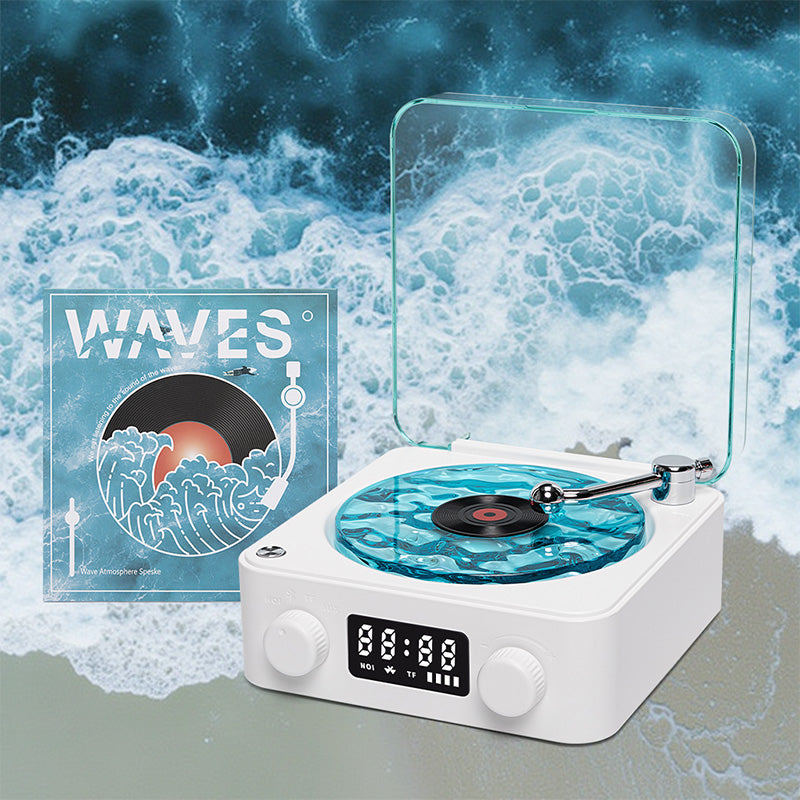 Waves Retro Bluetooth Schallplatten Spieler