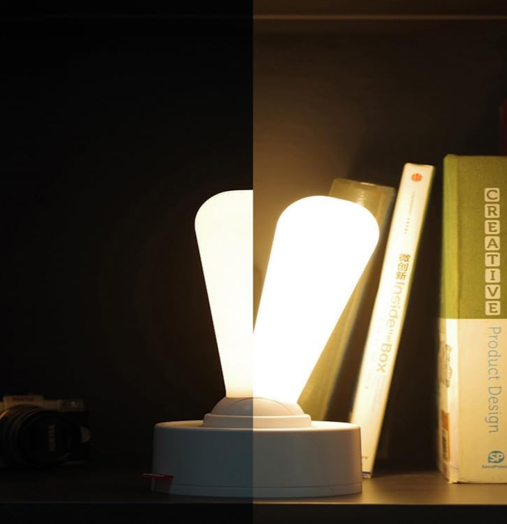 Garduru - Retro LED Tischlampe mit Toggle-Schalter & USB-Aufladung