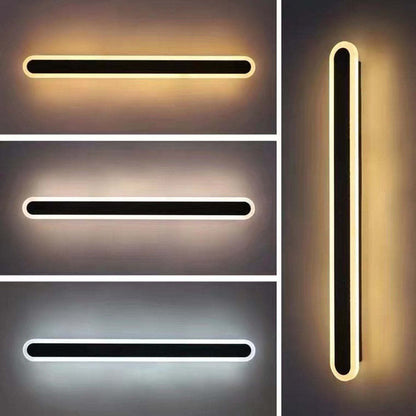 Außenwandleuchte Modern Schwarz Wasserdichte Lampe