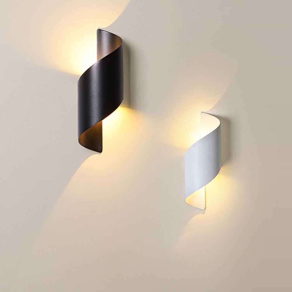 LED-Wandlampe mit minimalistischem Aluminiumdesign