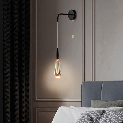 Garduru Luxus LED Wandleuchte | Teardrop Design | Dimmbar | Für Schlafzimmer & Wohnzimmer