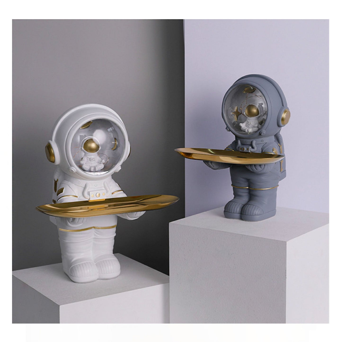 Garduru Lampe - Spaceman Aufbewahrungstablett - 2 Farben