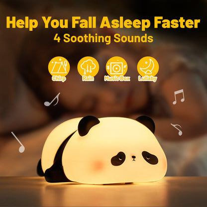 Süße Panda Nachtlicht LED Quetsch Lampe Beste Geschenk für Baby und Mädchen