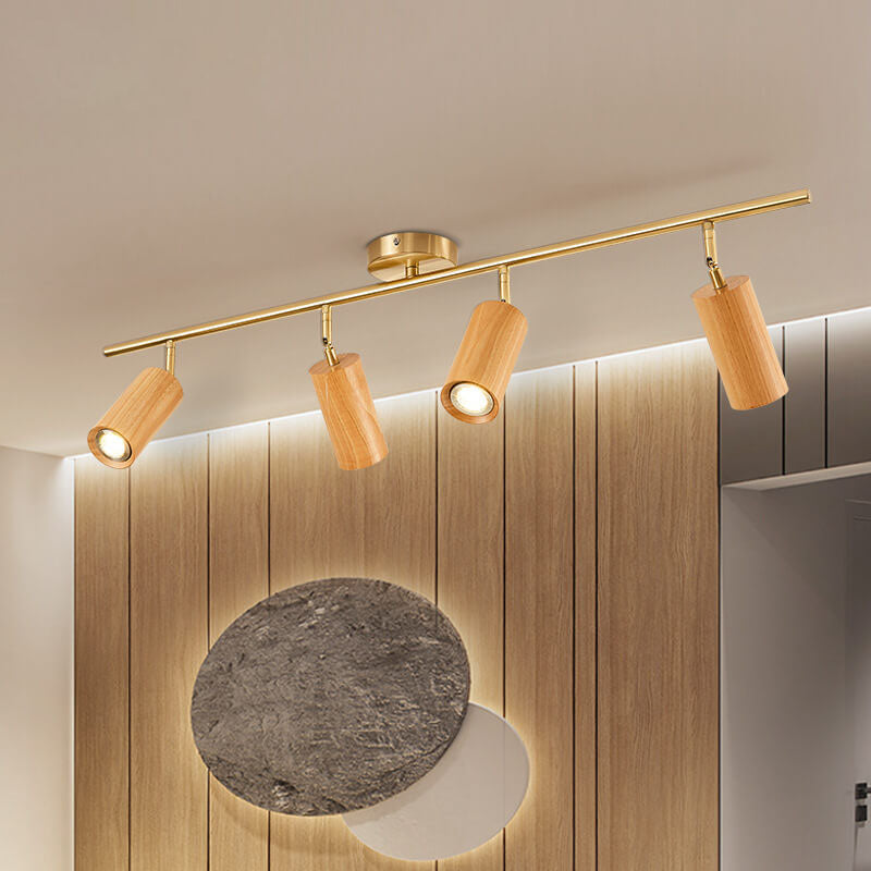 Garduru Nordic Design LED Deckenleuchte | Minimalistisches Holz-Design | Energieeffizient | Modernes Wohnambiente