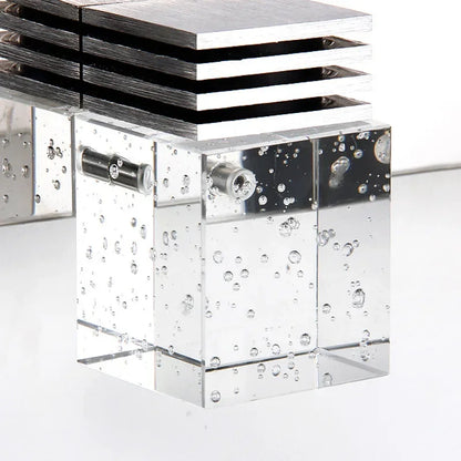 Aluminium Kristall Wandleuchte Moderne LED Spiegel Wandlampe Wohnkultur Lichter