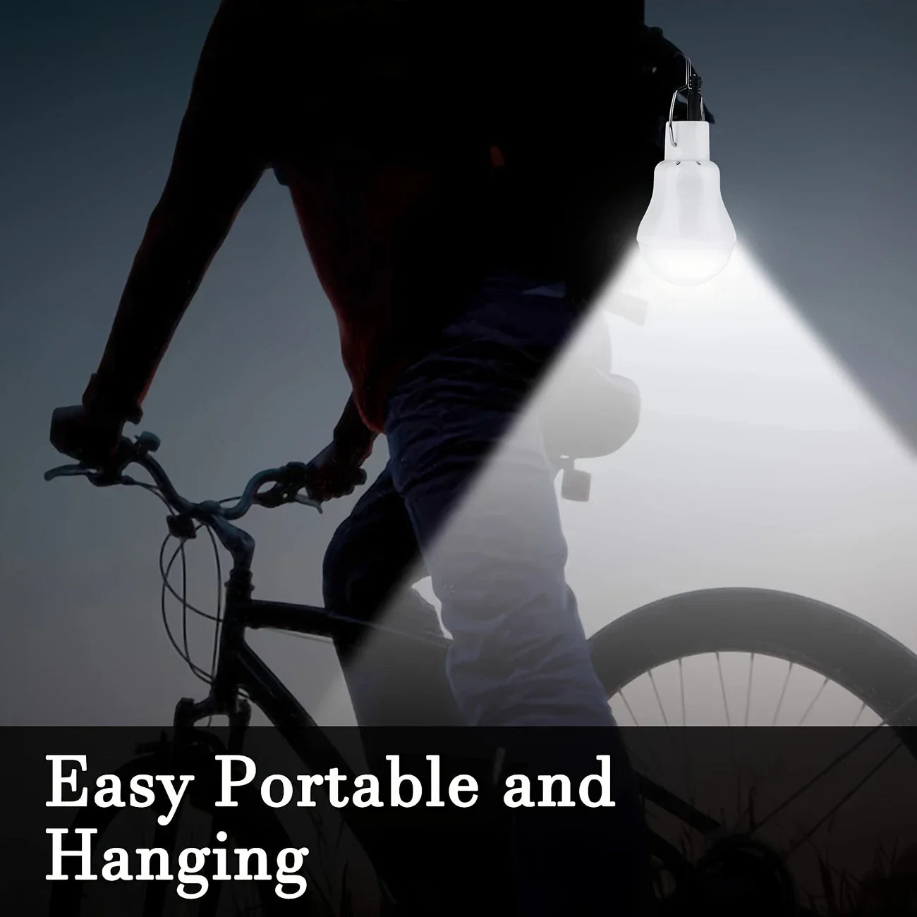 Solarlampe mit Solarpanel – Energiesparende LED Lampe für Innen- und Außenbereich